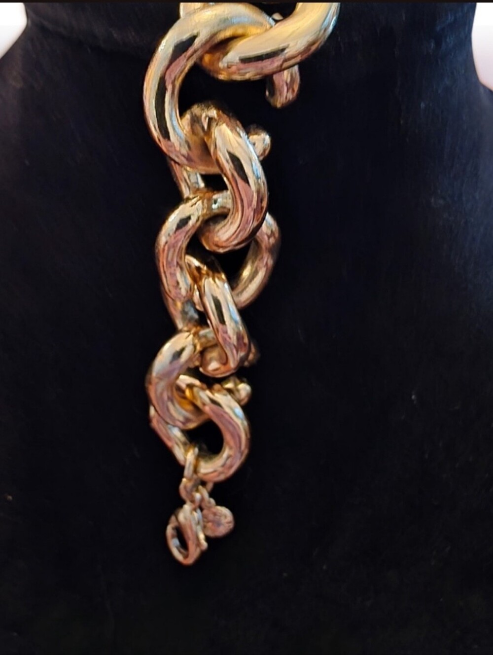 J. Crew Goldtone Link Drop Women Bracelet - Picture 2 of 5